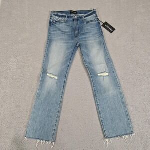 Black Orchid Light Blue Ankle Jeans